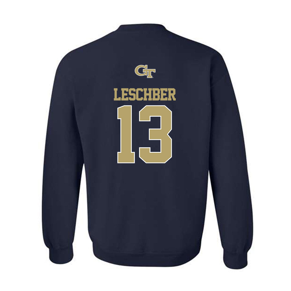 Georgia Tech - NCAA Softball : Addison Leschber - Classic Shersey Crewneck Sweatshirt-1