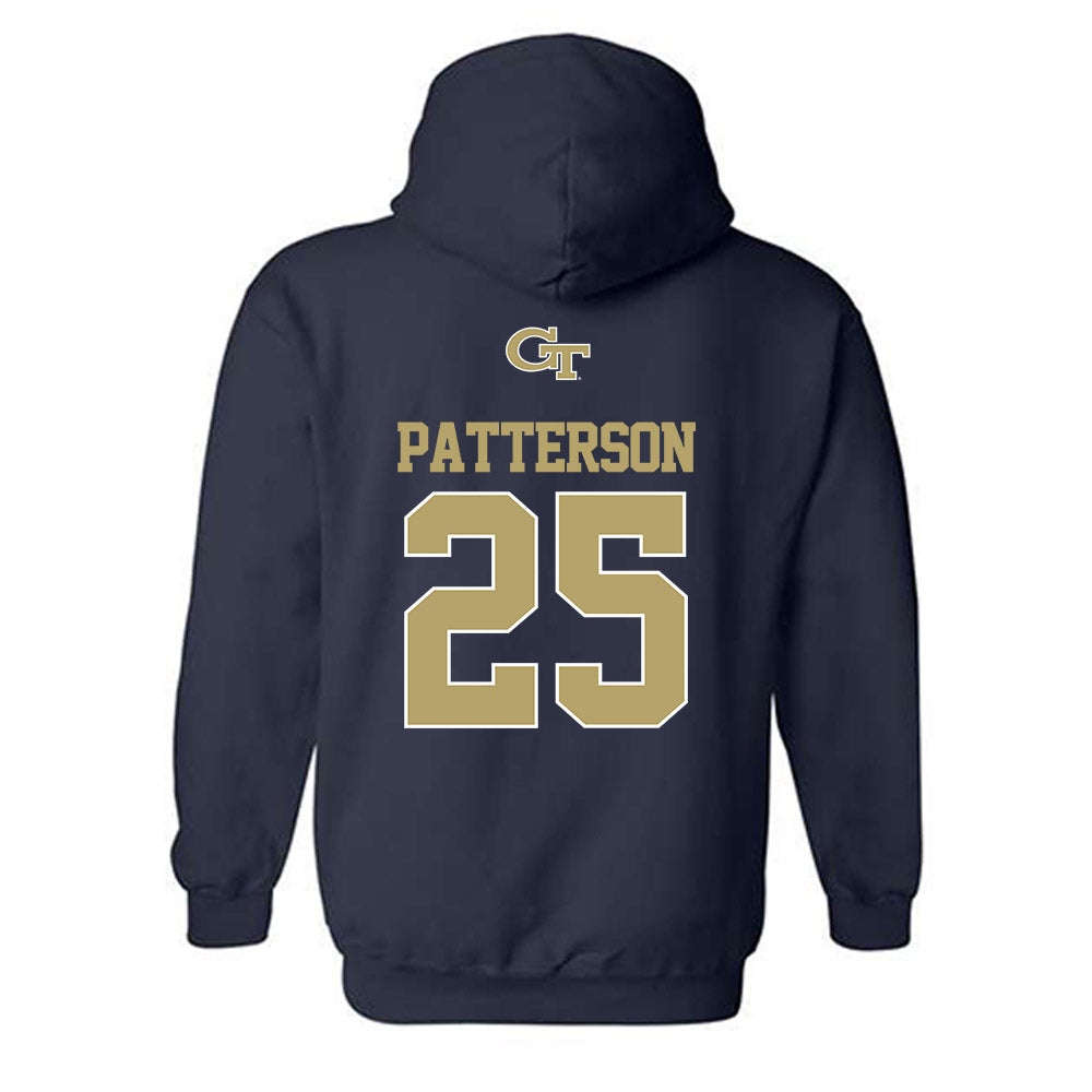 Georgia Tech - NCAA Softball : Caroline Patterson - Classic Shersey Hooded Sweatshirt-1