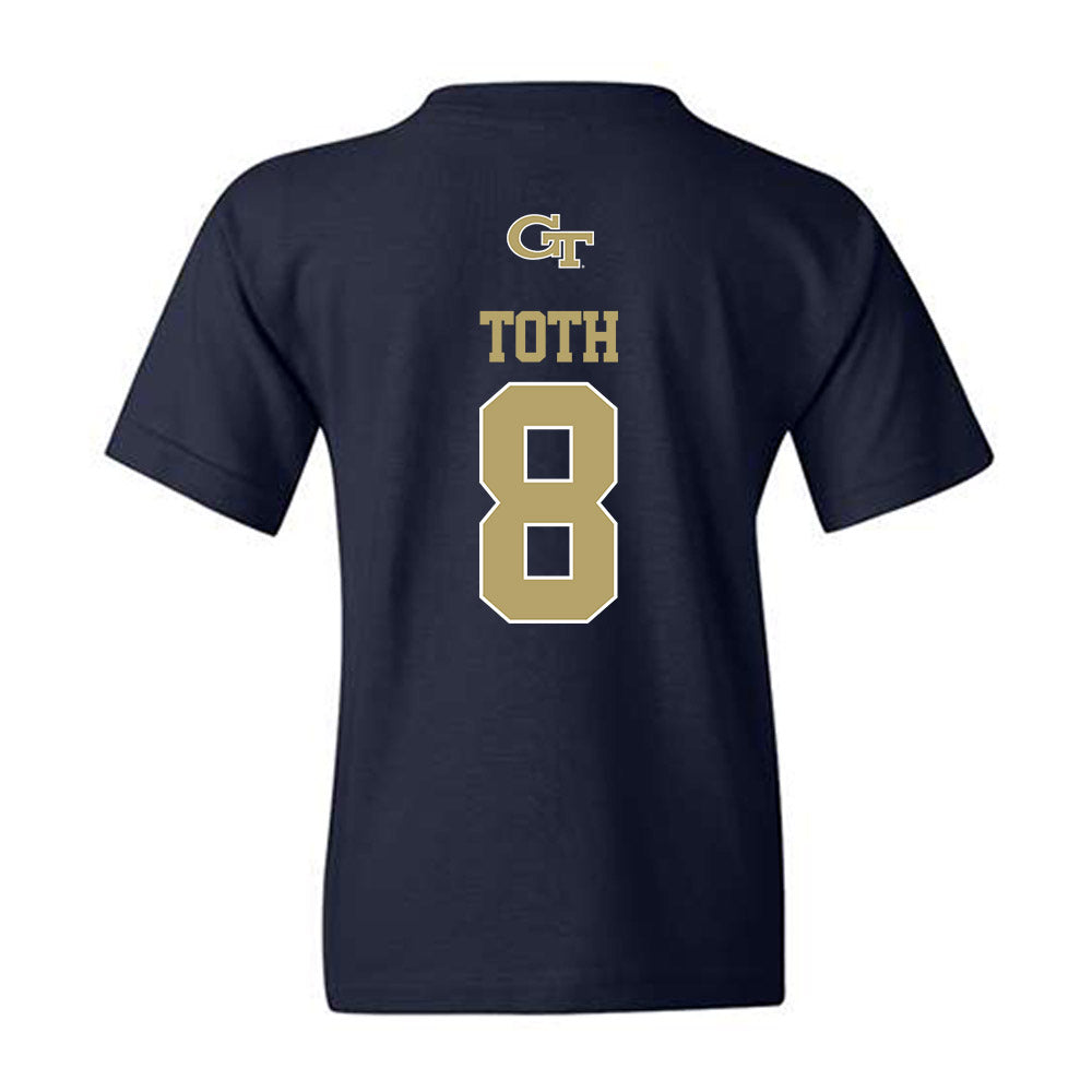 Georgia Tech - NCAA Women's Volleyball : Sara Toth - Classic Shersey Youth T-Shirt-1