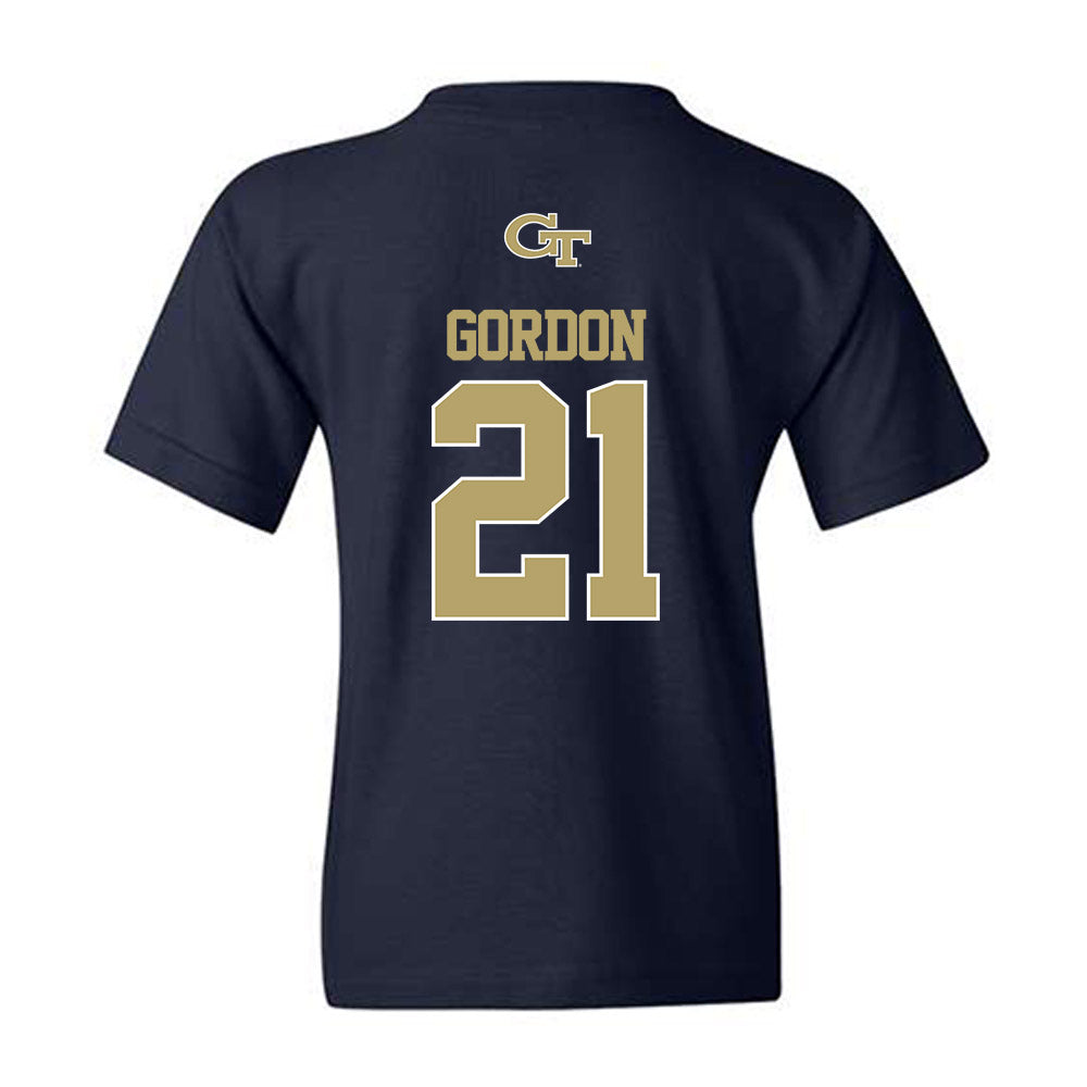 Georgia Tech - NCAA Football : Daylon Gordon - Classic Shersey Youth T-Shirt-1