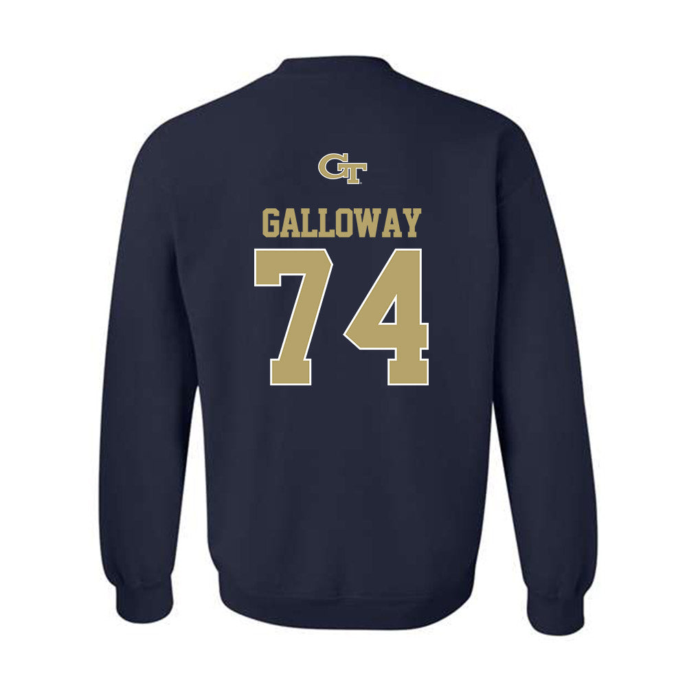 Georgia Tech - NCAA Football : Benjamin Galloway - Classic Shersey Crewneck Sweatshirt