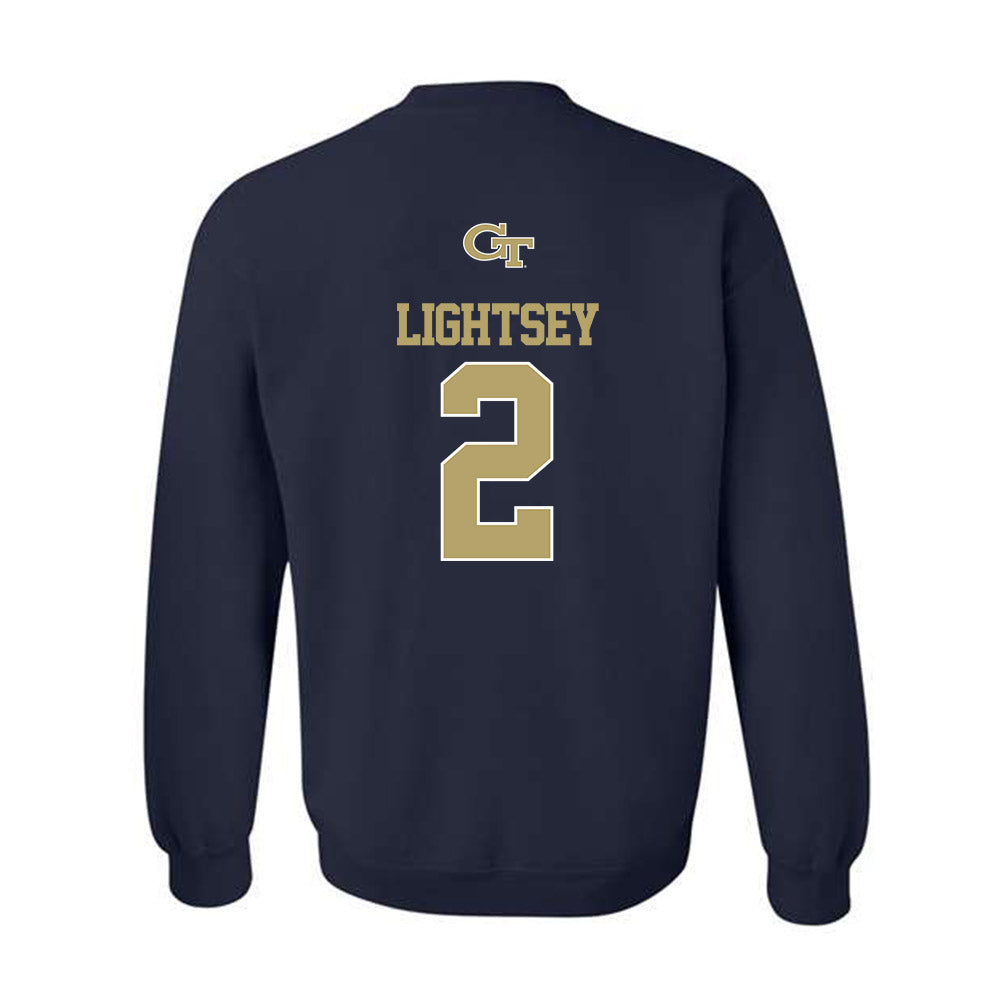Georgia Tech - NCAA Football : Ej Lightsey - Classic Shersey Crewneck Sweatshirt