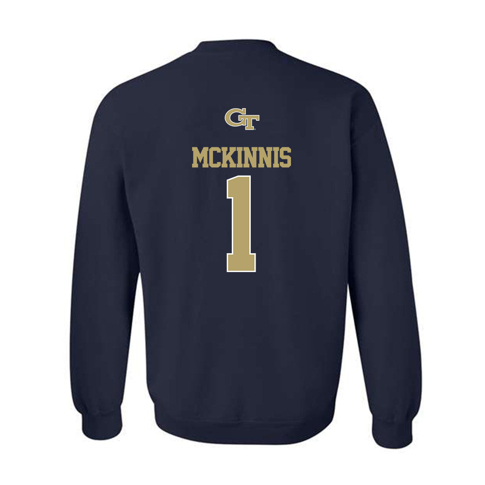 Georgia Tech - NCAA Softball : Abby McKinnis - Classic Shersey Crewneck Sweatshirt-1