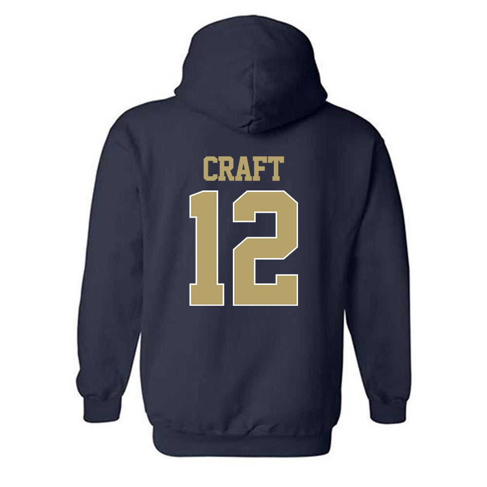 Georgia Tech - NCAA Men's Basketball : Kam Craft - Classic Shersey Hooded Sweatshirt-1