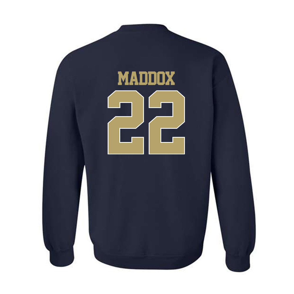 Georgia Tech - NCAA Football : Trelain Maddox - Classic Shersey Crewneck Sweatshirt-1
