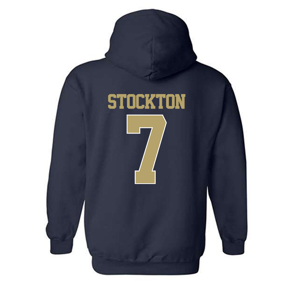 Georgia Tech - NCAA Football : Bailey Stockton - Classic Shersey Hooded Sweatshirt-1