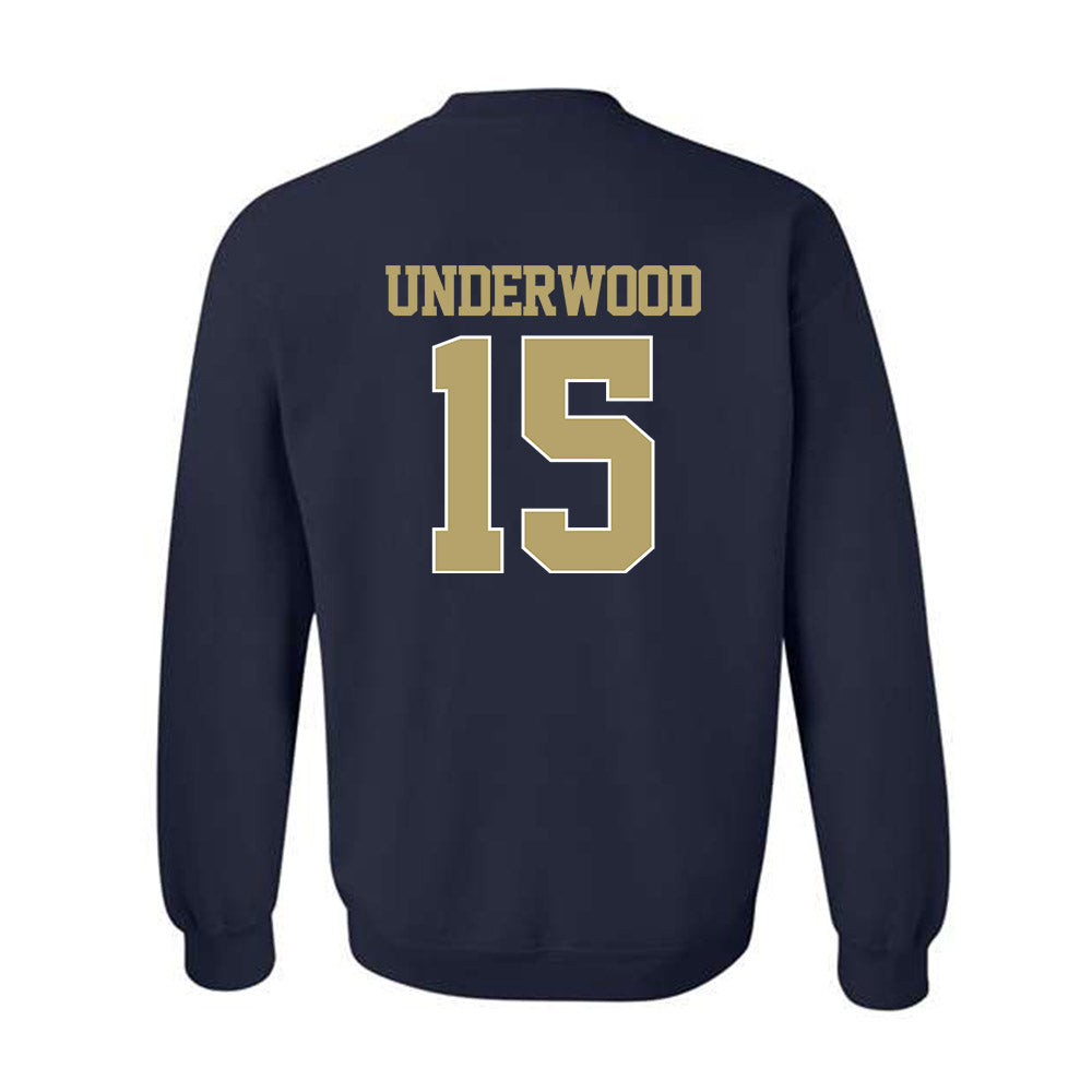 Georgia Tech - NCAA Baseball : Cooper Underwood - Classic Shersey Crewneck Sweatshirt-1