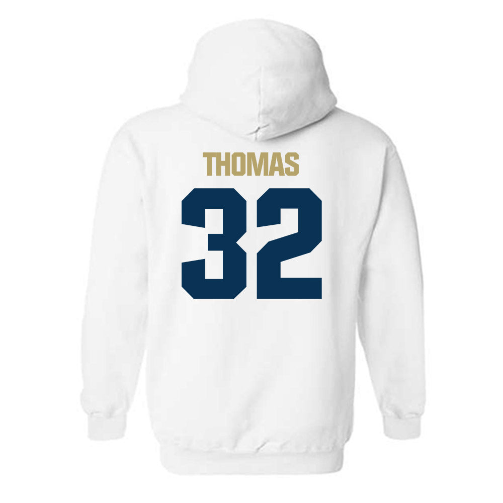 Georgia Tech - NCAA Women's Basketball : D'Asia Thomas - Classic Shersey Hooded Sweatshirt-1