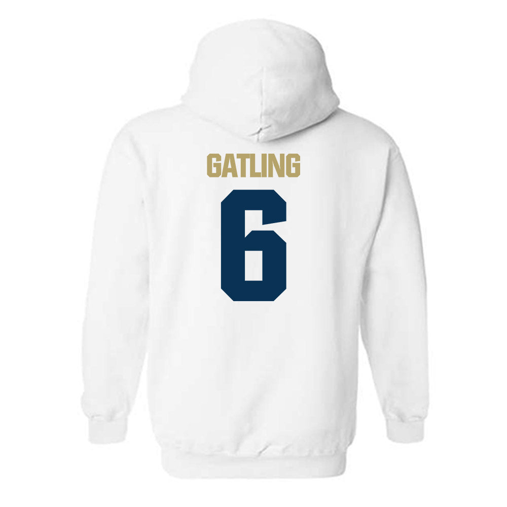 Georgia Tech - NCAA Football : Debron Gatling - Classic Shersey Hooded Sweatshirt-3