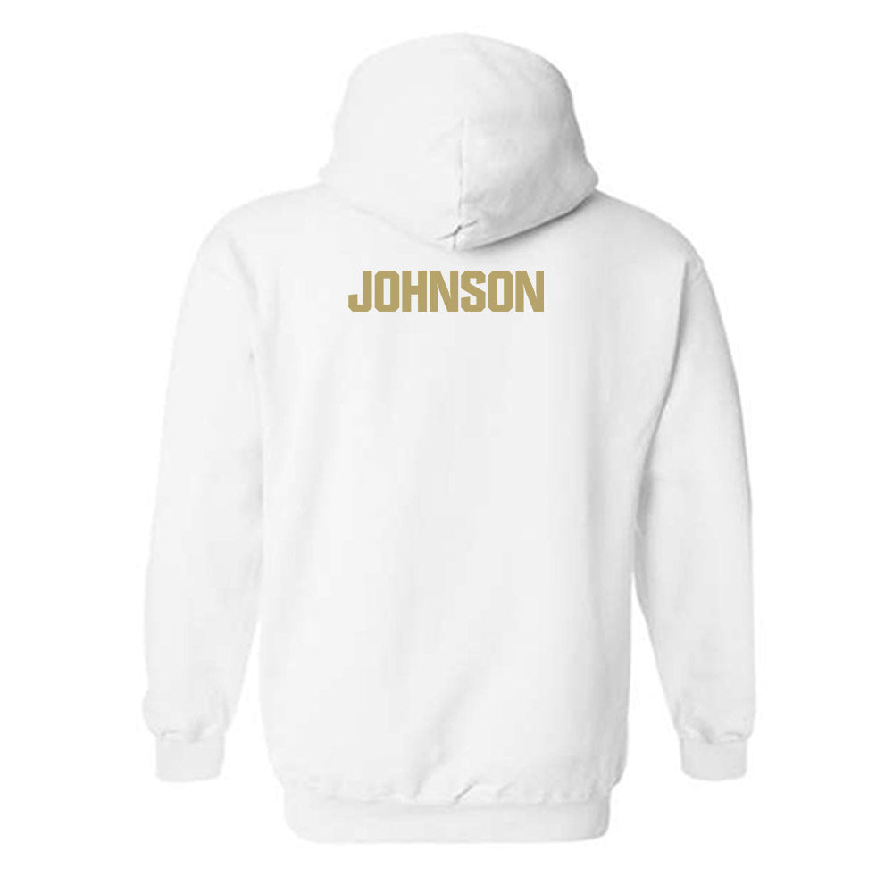 Georgia Tech - NCAA Women's Track & Field : Kendall Johnson - Classic Shersey Hooded Sweatshirt-3