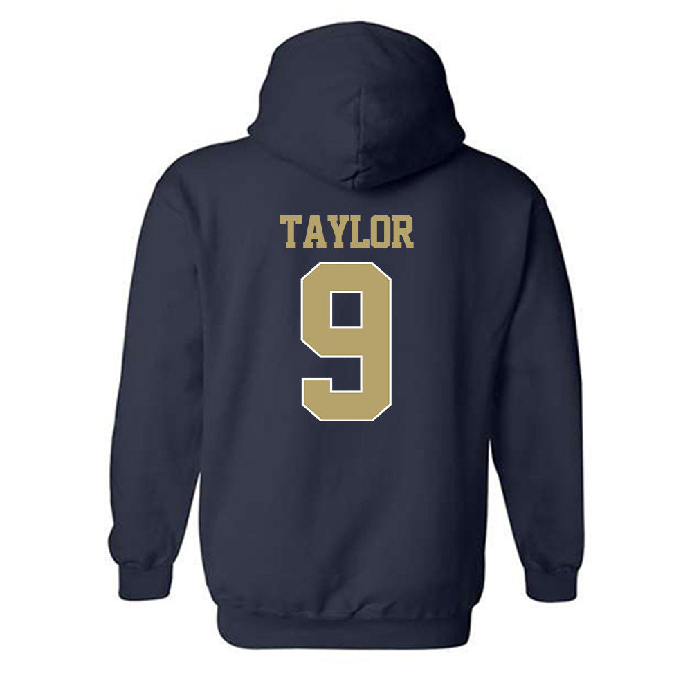 Georgia Tech - NCAA Football : Zion Taylor - Classic Shersey Hooded Sweatshirt-1