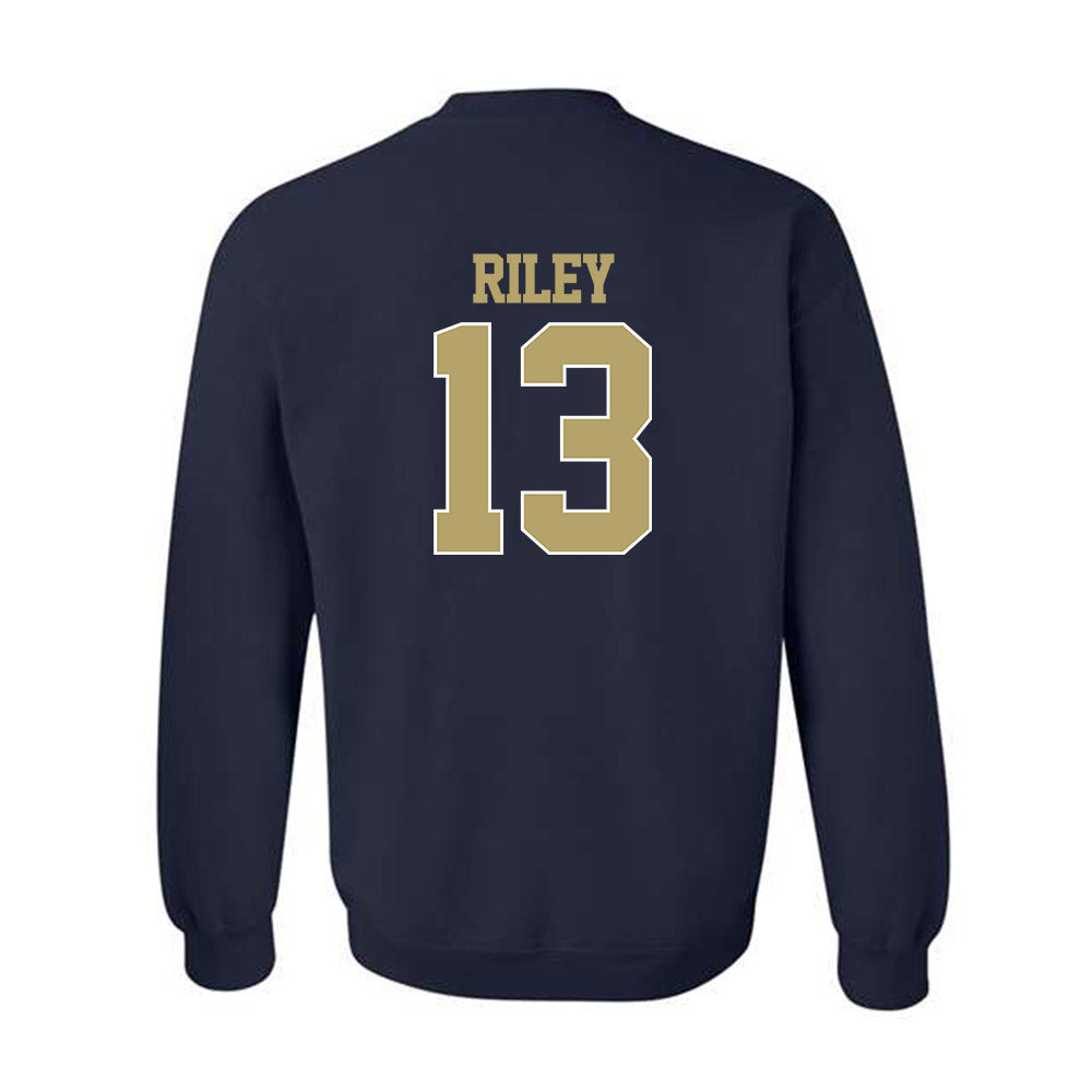 Georgia Tech - NCAA Football : Savion Riley - Classic Shersey Crewneck Sweatshirt-1