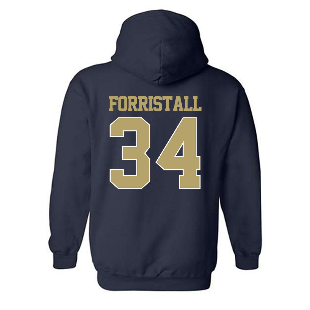 Georgia Tech - NCAA Football : Myles Forristall - Classic Shersey Hooded Sweatshirt-1