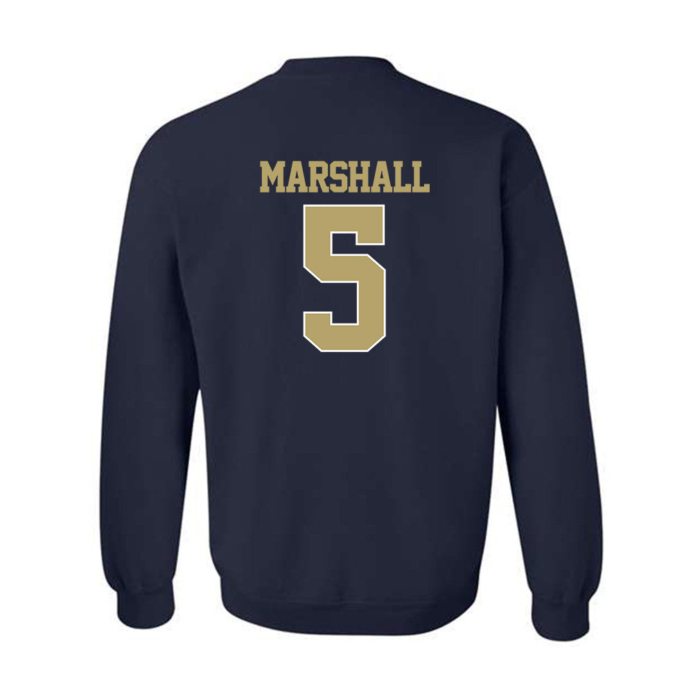 Georgia Tech - NCAA Men's Basketball : Peyton Marshall - Classic Shersey Crewneck Sweatshirt-1