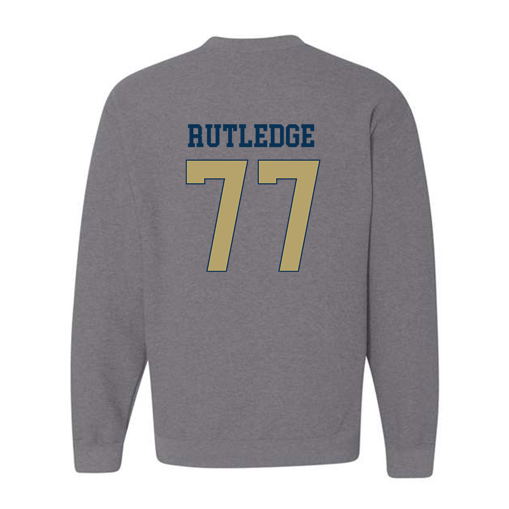 Georgia Tech - NCAA Football : Keylan Rutledge - Classic Fashion Shersey Crewneck Sweatshirt