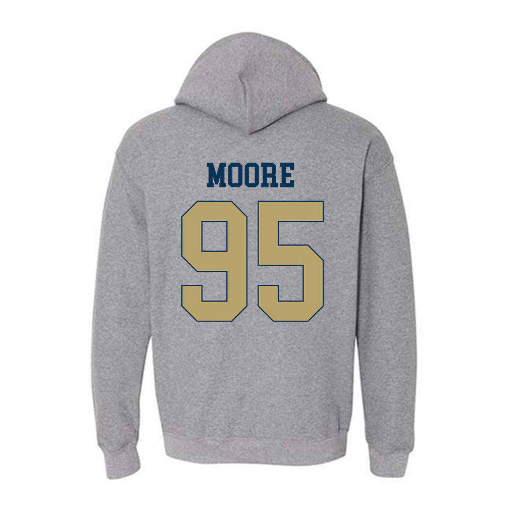 Georgia Tech - NCAA Football : Jason Moore - Classic Fashion Shersey Hooded Sweatshirt