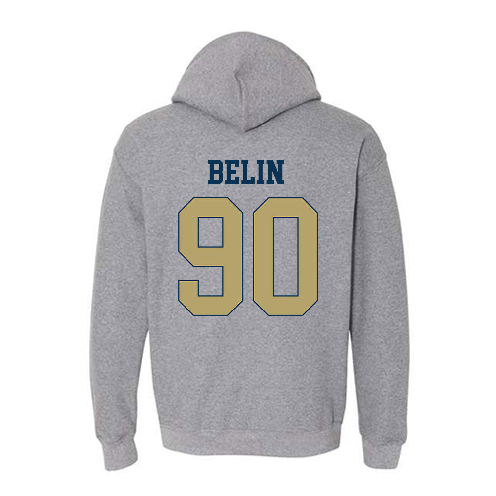 Georgia Tech - NCAA Football : Blake Belin - Classic Fashion Shersey Hooded Sweatshirt-1
