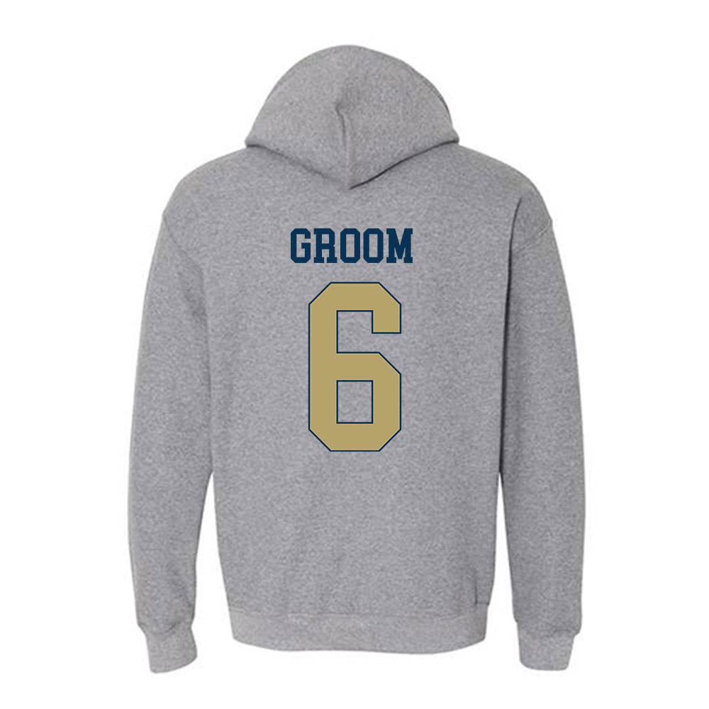 Georgia Tech - NCAA Women's Volleyball : Anika Groom - Classic Fashion Shersey Hooded Sweatshirt-1