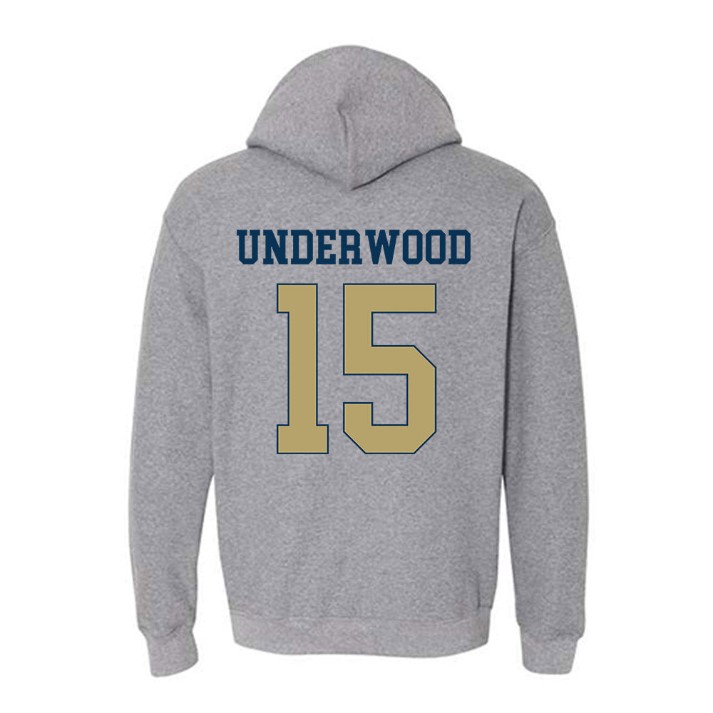 Georgia Tech - NCAA Baseball : Cooper Underwood - Classic Fashion Shersey Hooded Sweatshirt-1