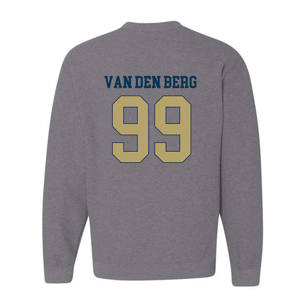 Georgia Tech - NCAA Football : Jordan van den Berg - Classic Fashion Shersey Crewneck Sweatshirt
