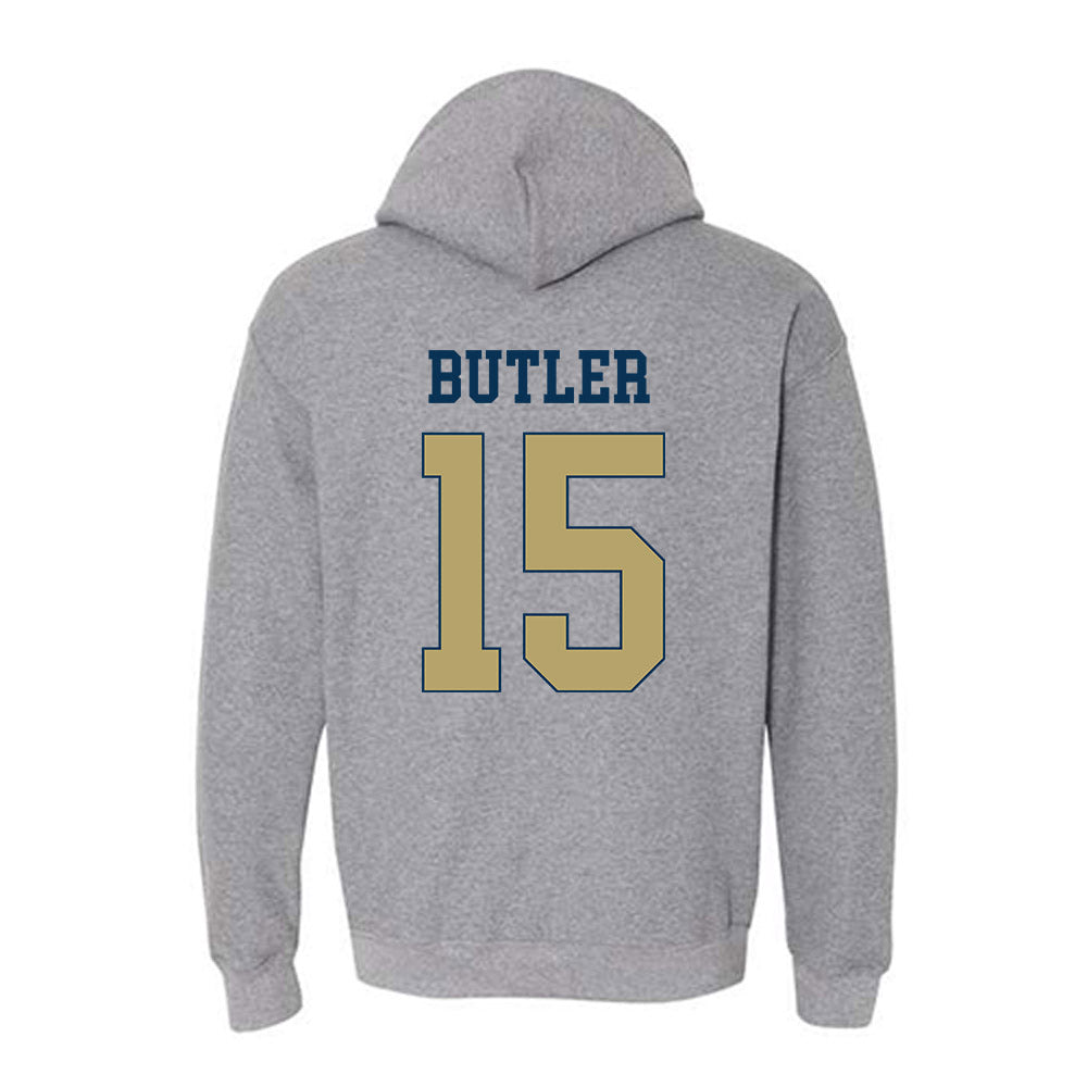 Georgia Tech - NCAA Football : Tah'J Butler - Classic Fashion Shersey Hooded Sweatshirt