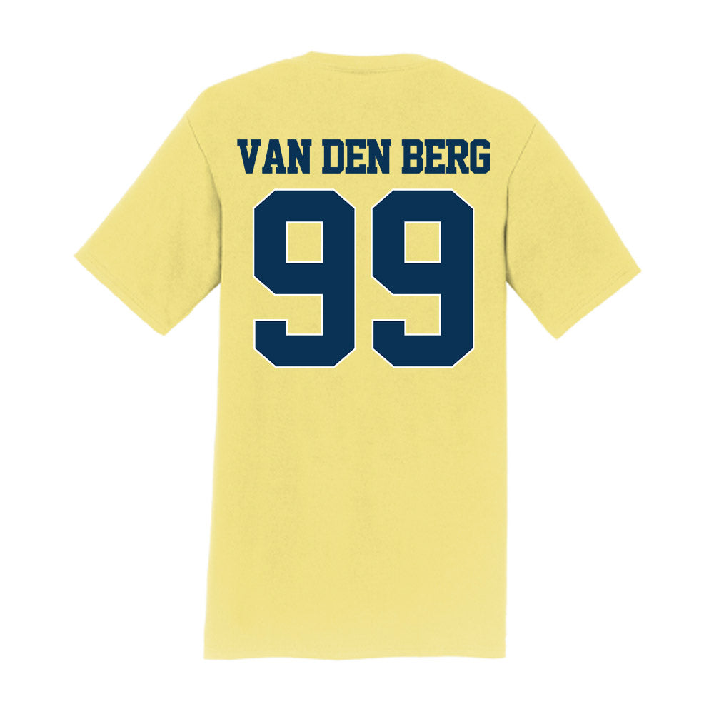 Georgia Tech - NCAA Football : Jordan van den Berg - Classic Shersey T-Shirt-1