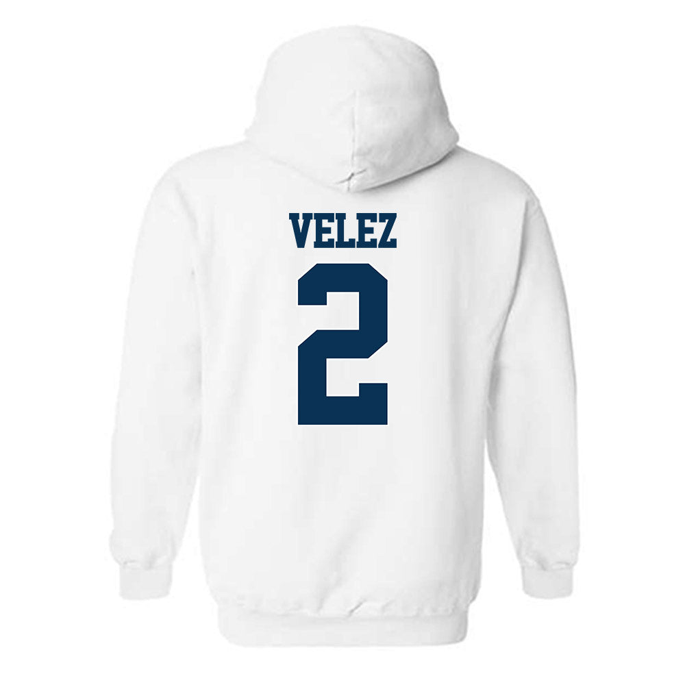 Georgia Tech - NCAA Women's Volleyball : Sofia Velez - Classic Fashion Shersey Hooded Sweatshirt-1