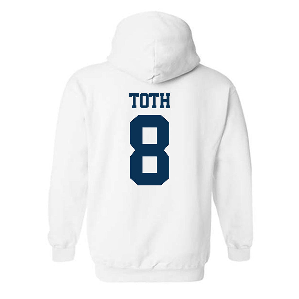 Georgia Tech - NCAA Women's Volleyball : Sara Toth - Classic Fashion Shersey Hooded Sweatshirt-1
