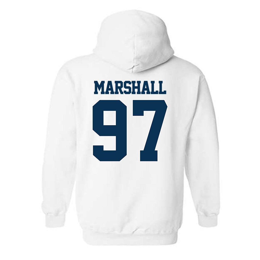 Georgia Tech - NCAA Football : Landen Marshall - Classic Fashion Shersey Hooded Sweatshirt-1