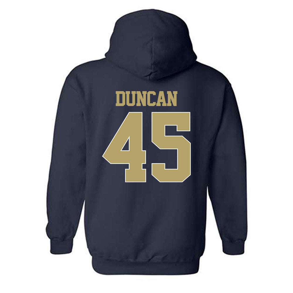 Georgia Tech - NCAA Football : Bayler Duncan - Classic Shersey Hooded Sweatshirt-1