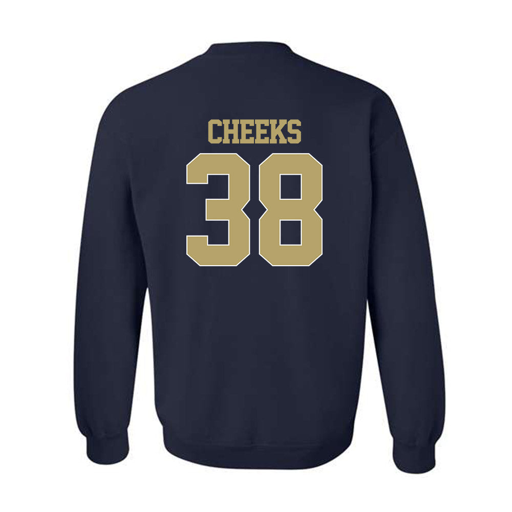 Georgia Tech - NCAA Football : A'J Cheeks - Classic Shersey Crewneck Sweatshirt-1