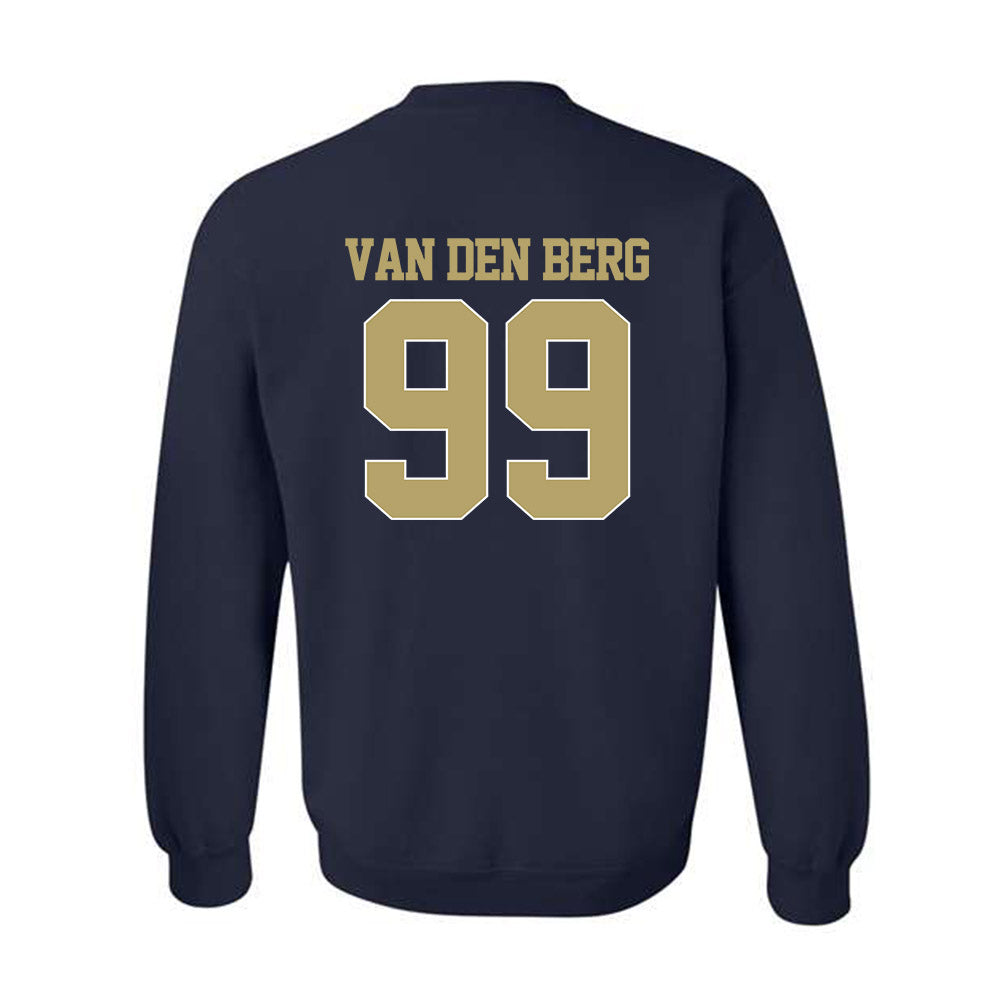 Georgia Tech - NCAA Football : Jordan van den Berg - Classic Shersey Crewneck Sweatshirt-1