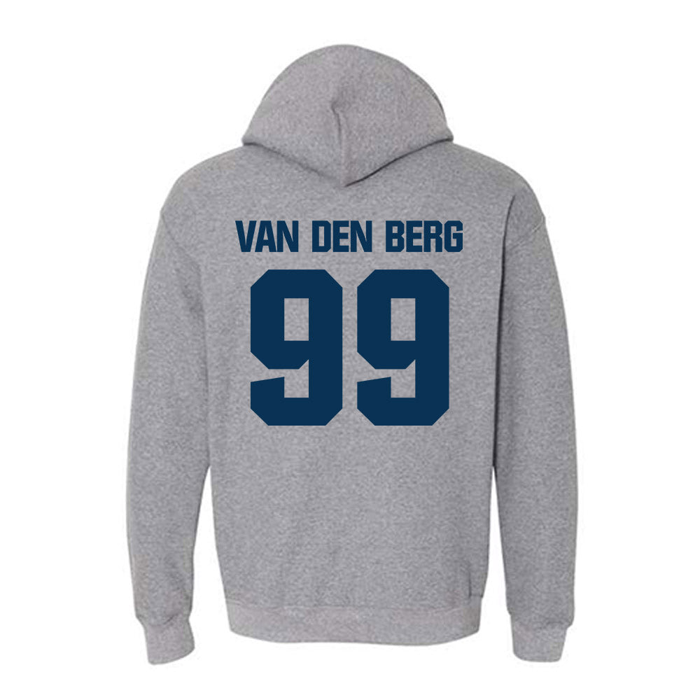 Georgia Tech - NCAA Football : Jordan van den Berg - Classic Shersey Hooded Sweatshirt-1