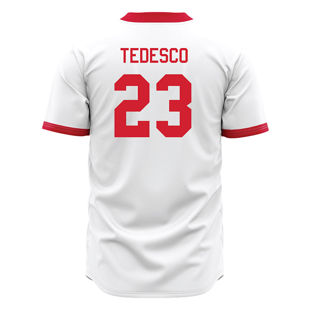 Miami of Ohio - NCAA Baseball : Jake Tedesco - White Jersey-1
