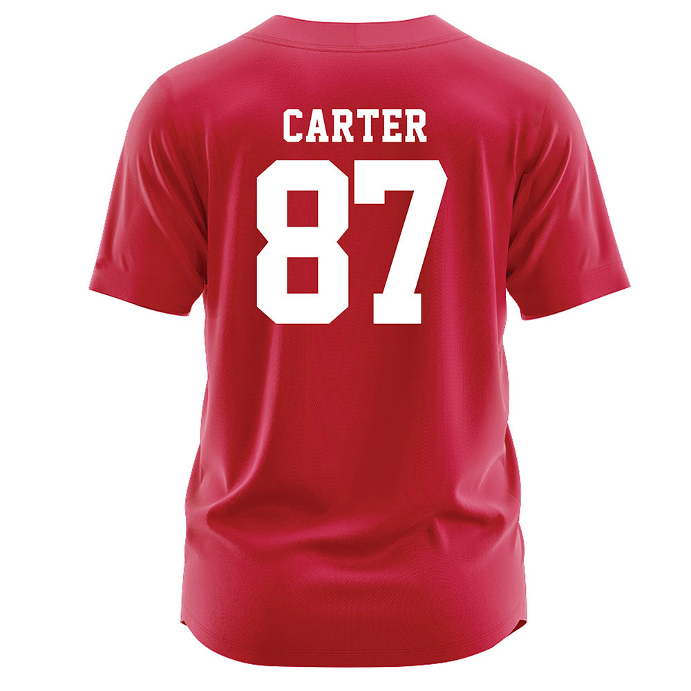 Miami of Ohio - NCAA Softball : Ella Carter - Red Jersey-1