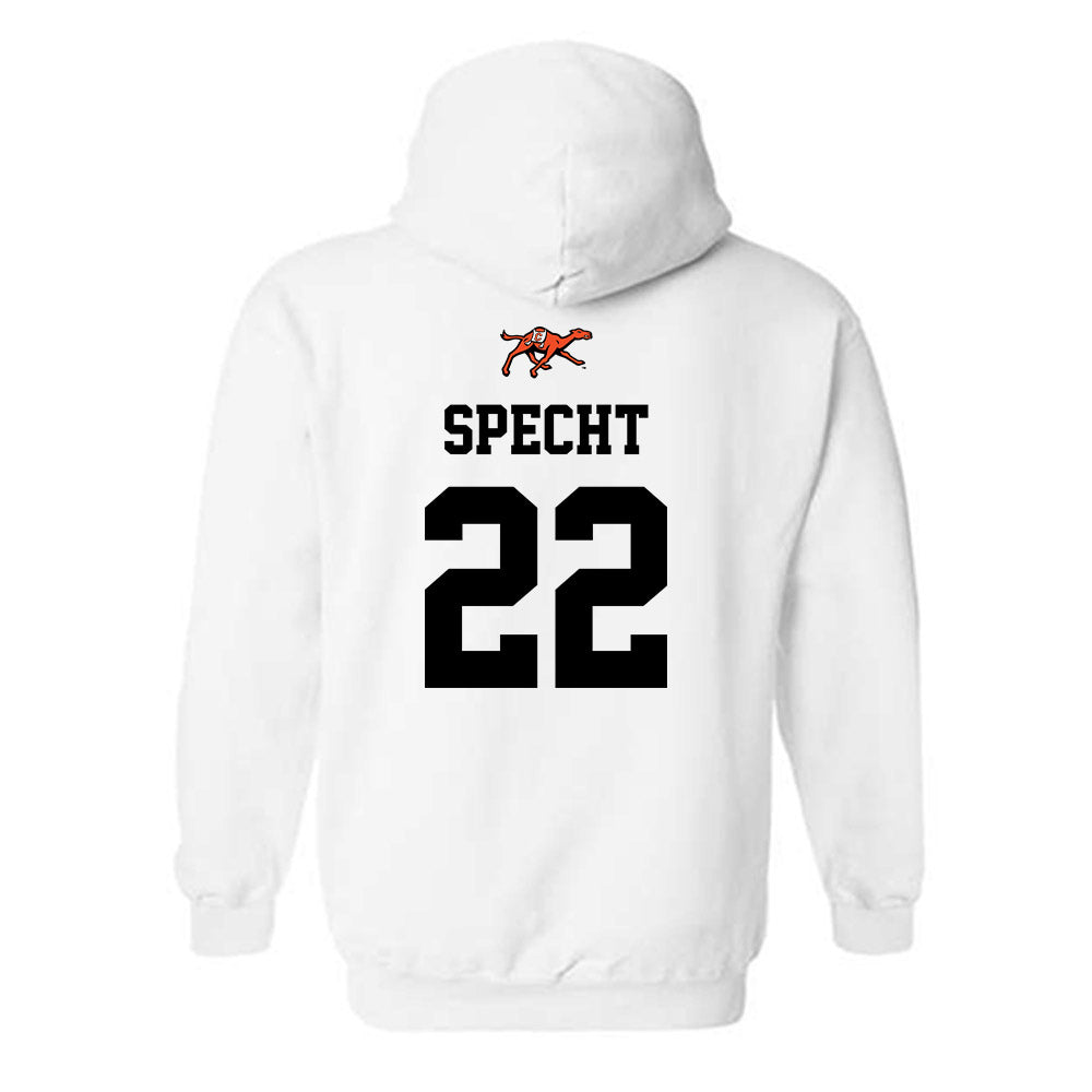 Campbell - NCAA Softball : Kylie Specht - Sports Shersey Hooded Sweatshirt-1