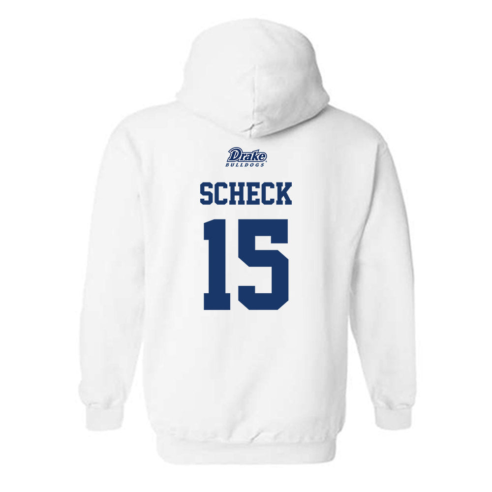 Drake - NCAA Softball : Jayme Scheck - Sports Shersey Hooded Sweatshirt-1