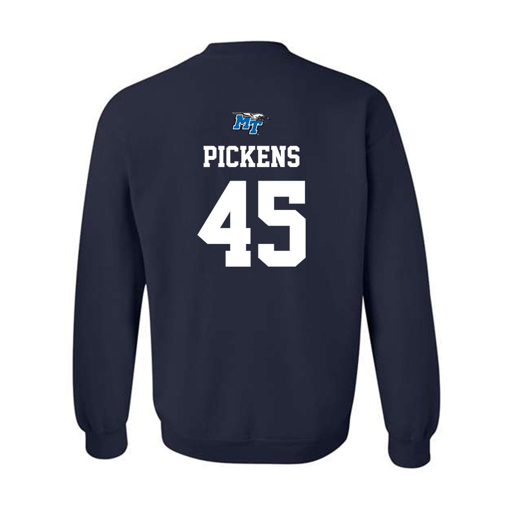 MTSU - NCAA Baseball : John Michael Pickens - Sports Shersey Crewneck Sweatshirt-1
