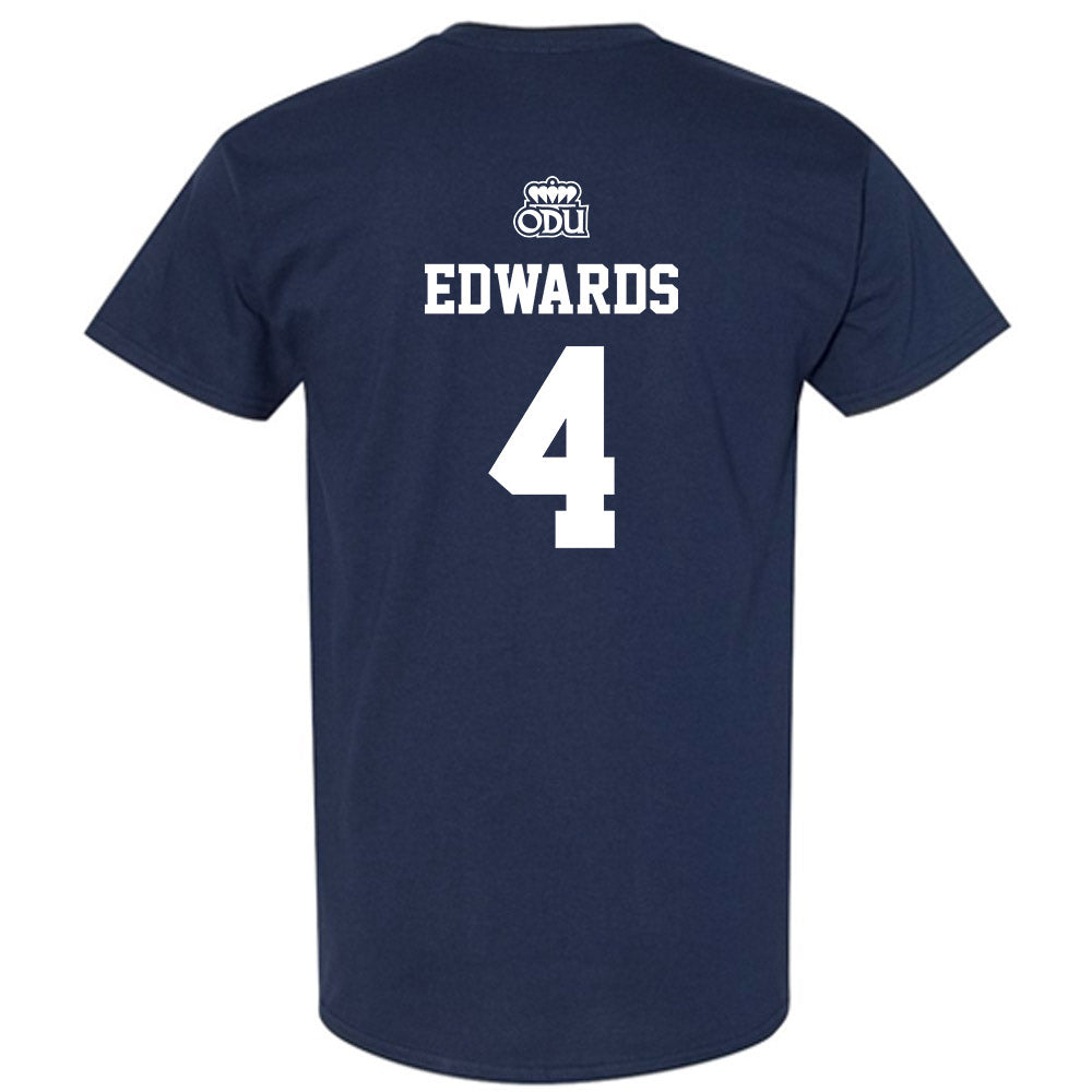 Old Dominion - NCAA Baseball : Kyle Edwards - Sports Shersey T-Shirt-1
