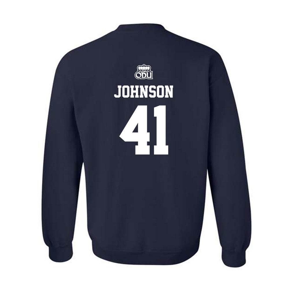 Old Dominion - NCAA Baseball : Patrick Johnson - Sports Shersey Crewneck Sweatshirt-1