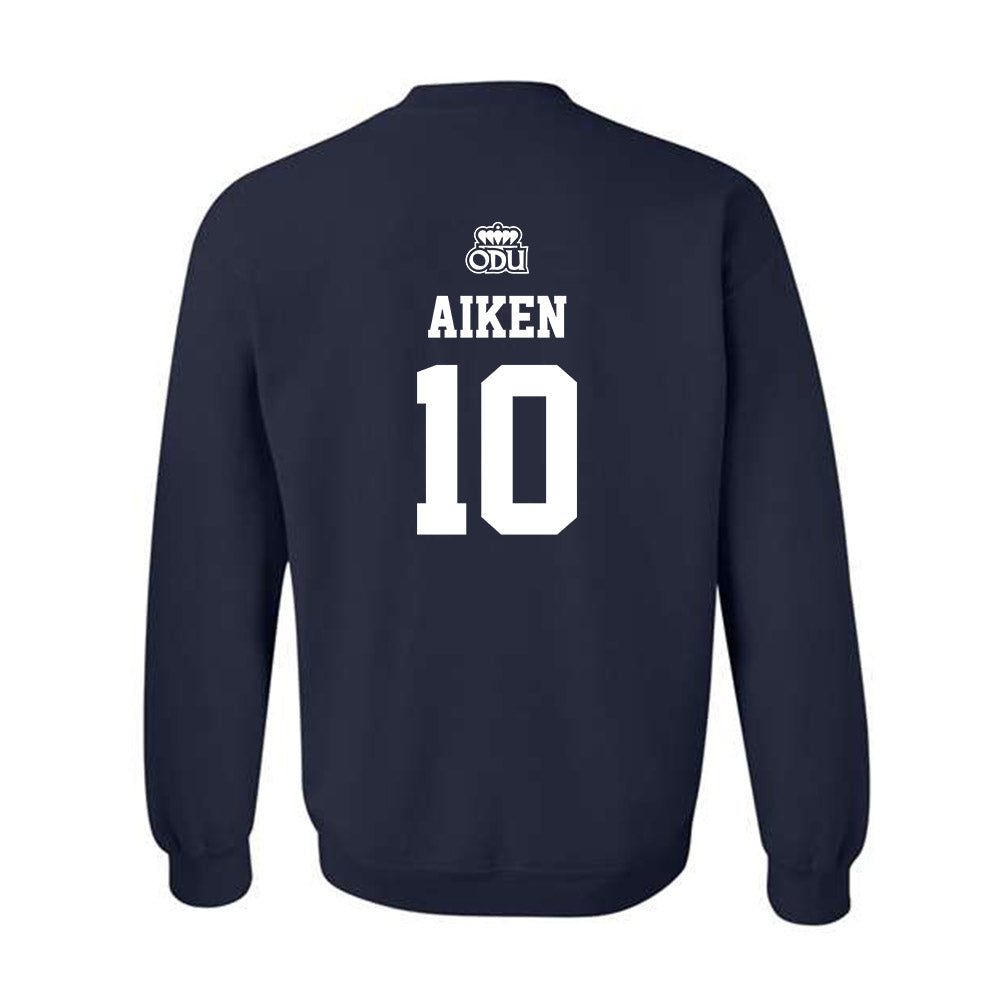 Old Dominion - NCAA Baseball : TJ Aiken - Sports Shersey Crewneck Sweatshirt