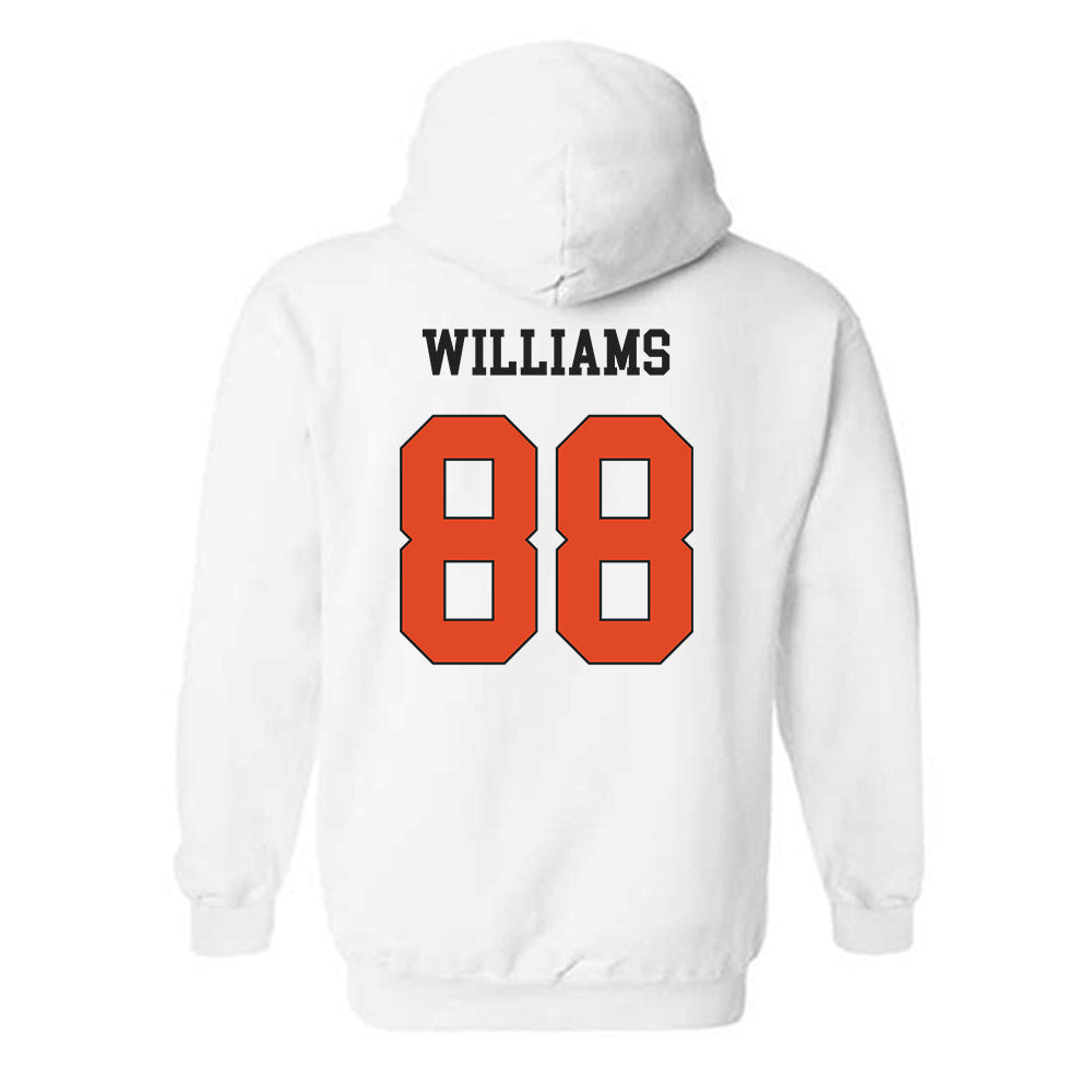 Oregon State - NCAA Football : Riley Williams - Classic Shersey Hooded Sweatshirt-1