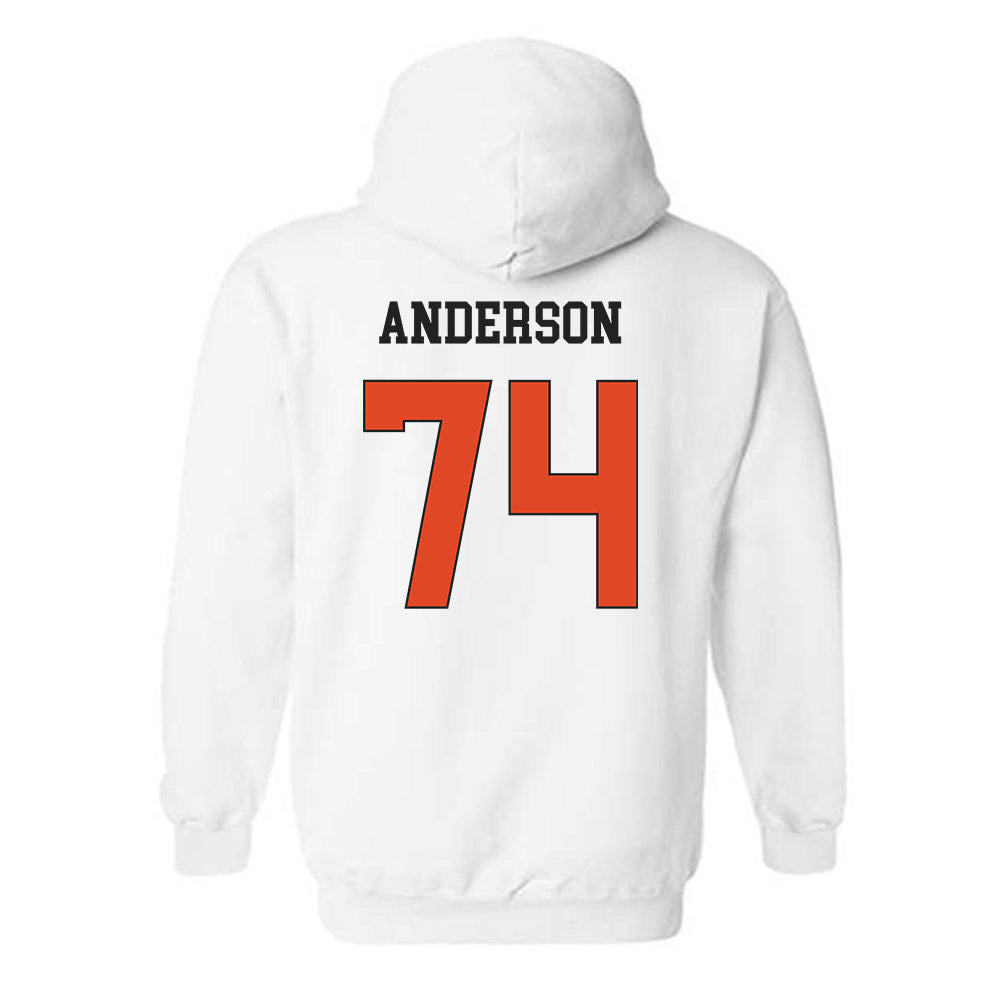Oregon State - NCAA Football : Jacob Anderson - Classic Shersey Hooded Sweatshirt-1