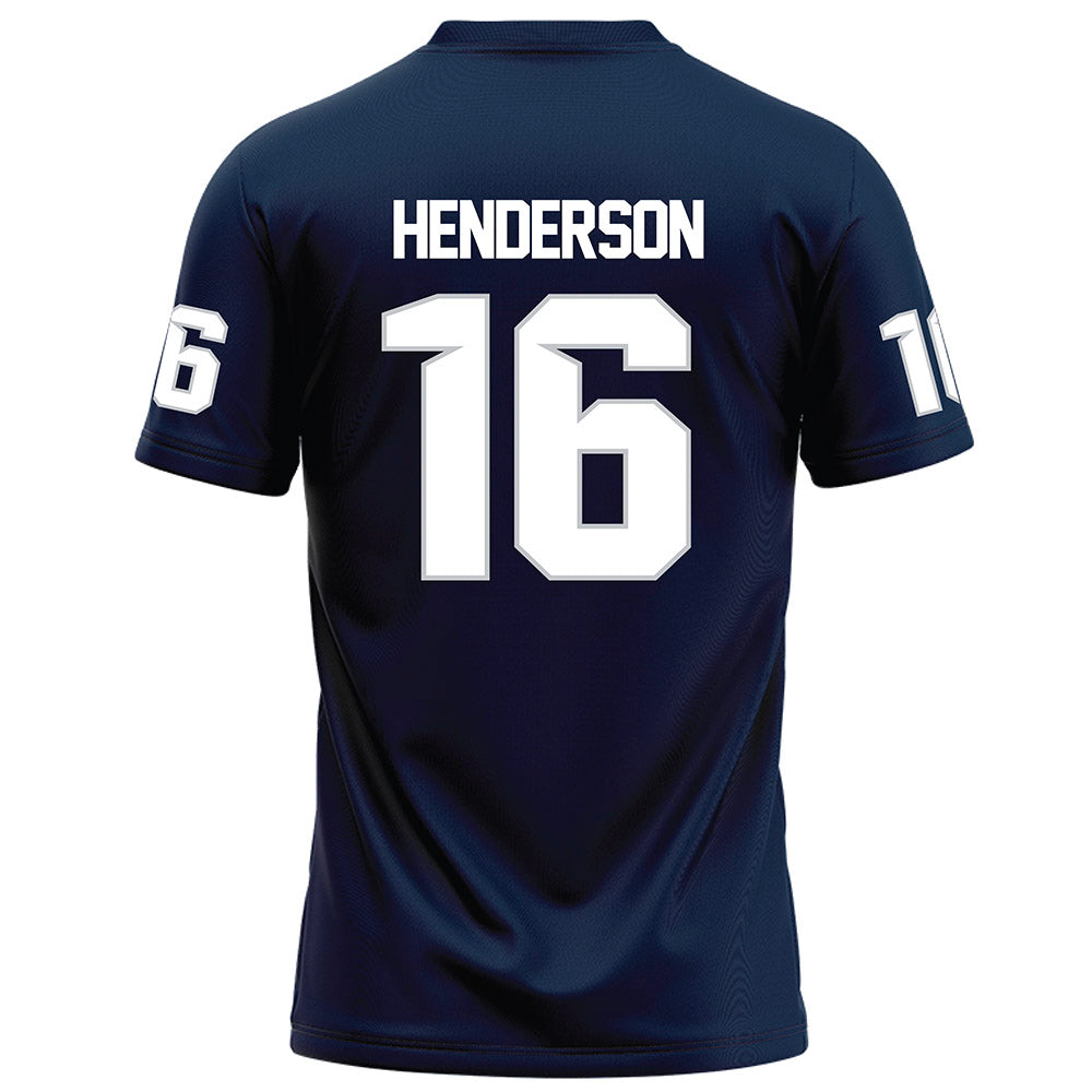 Samford - NCAA Football : Dylon Henderson - Navy Football Jersey-1