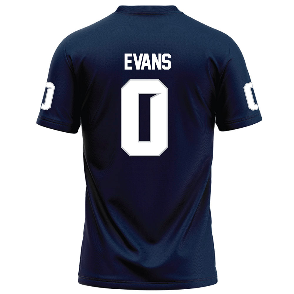 Samford - NCAA Football : Cj Evans - Navy Football Jersey-1