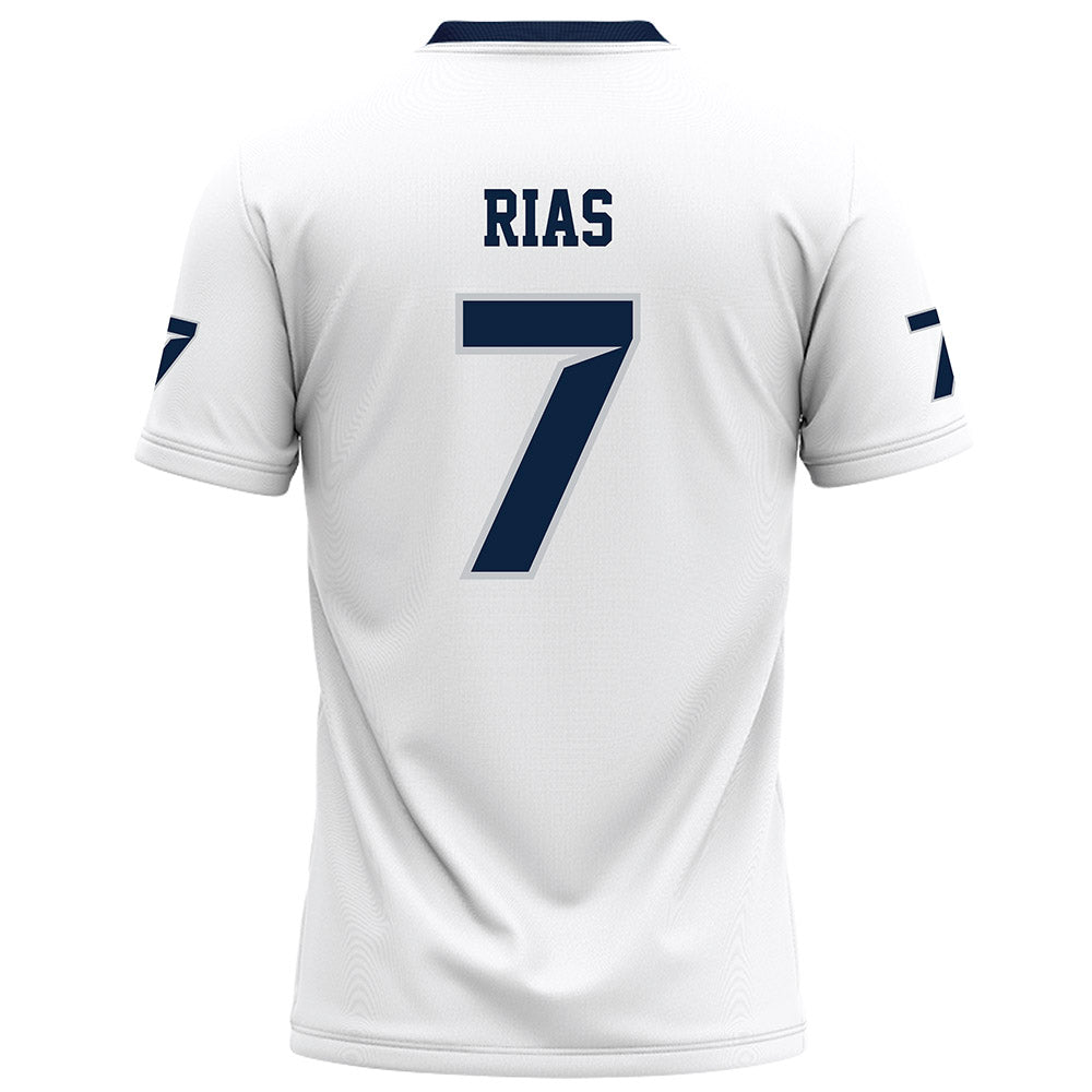 Samford - NCAA Football : Dj Rias - White Football Jersey