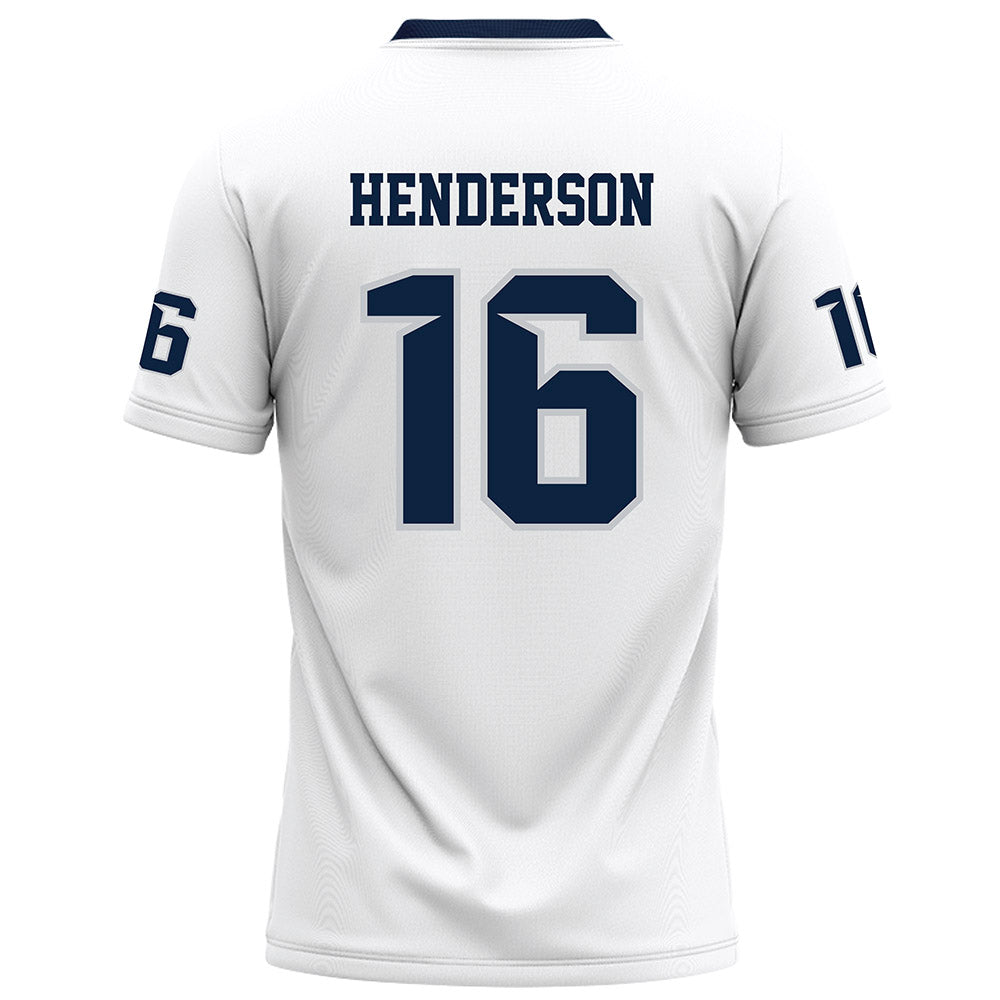 Samford - NCAA Football : Dylon Henderson - White Football Jersey-1