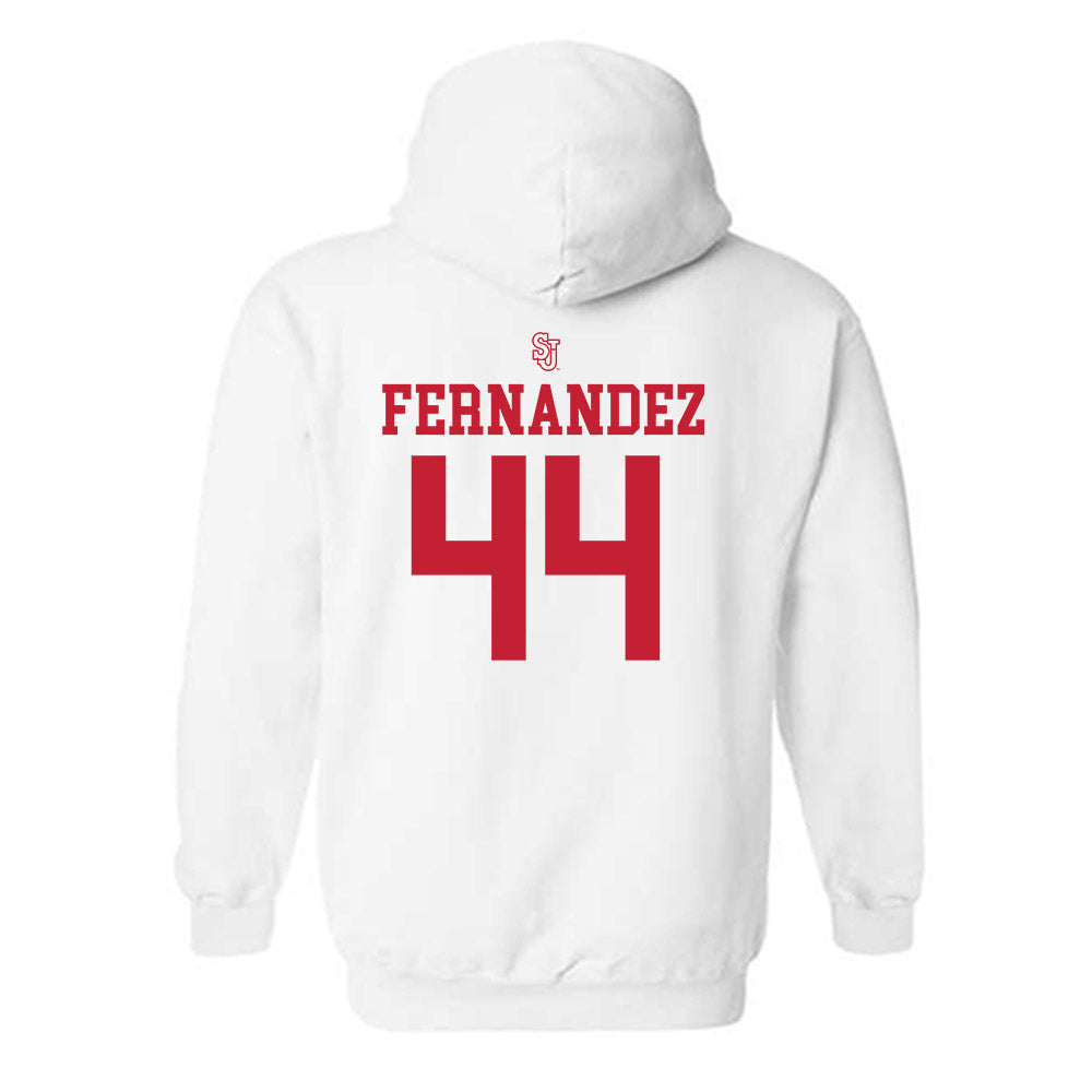 St. Johns - NCAA Softball : Gia Fernandez - Sports Shersey Hooded Sweatshirt-1
