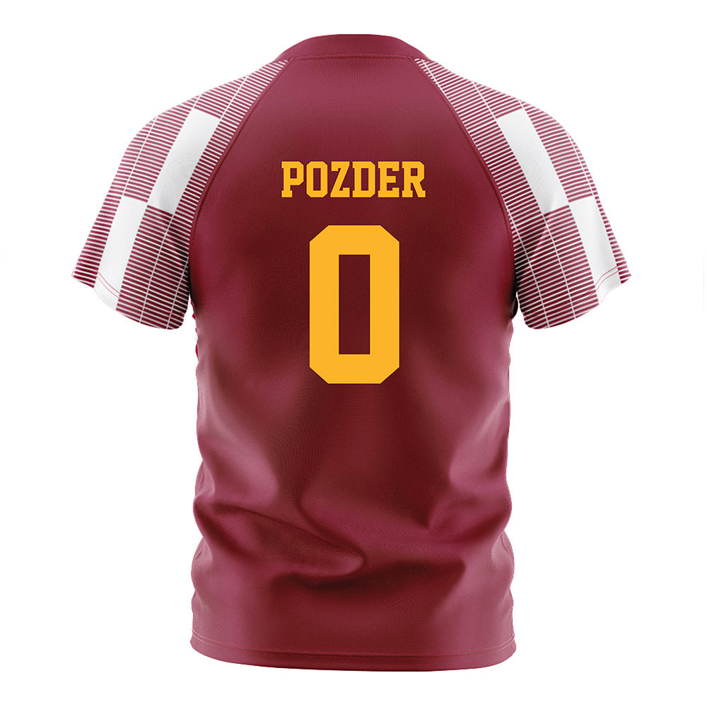 Loyola - NCAA Men's Soccer : Nemanja Pozder - Maroon Soccer Jersey-1
