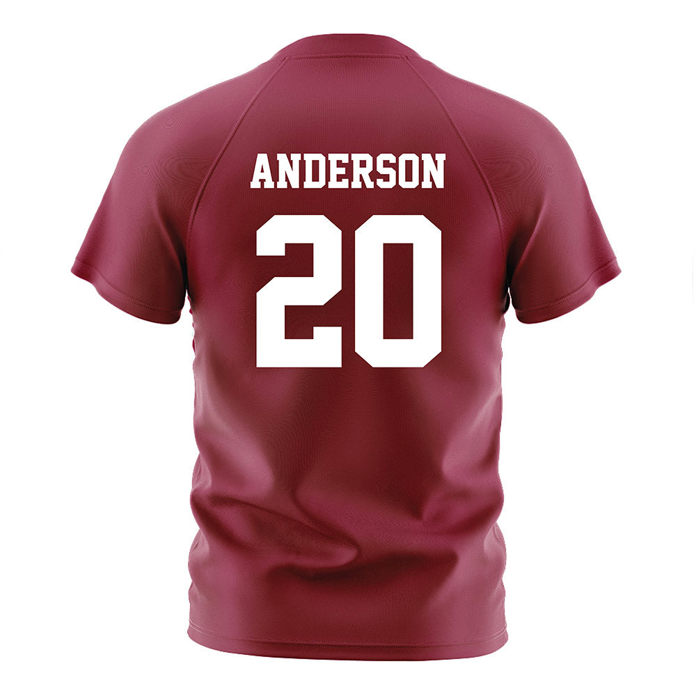 Loyola - NCAA Women's Soccer : Olivia Anderson - Maroon Soccer Jersey-1